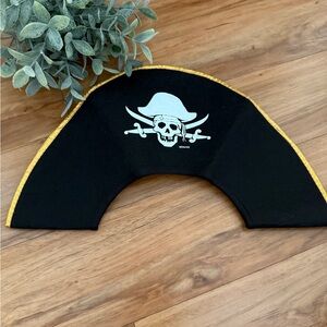 ~Disney Black and Gold Pirate Hat~